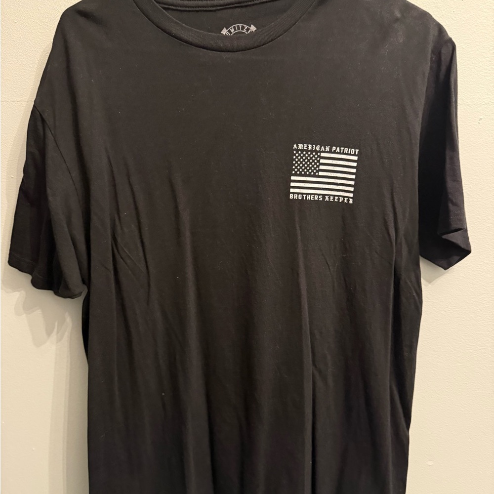 American Patriot Black Short Sleeve Tee